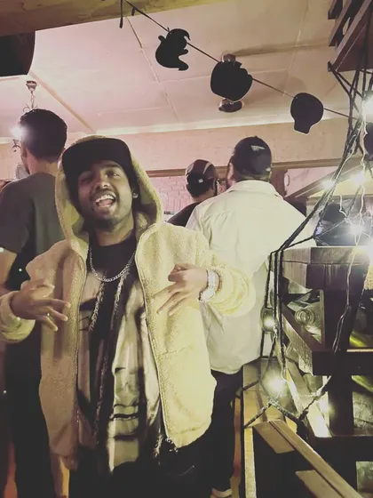 Just vibing at the club. It's not just about playing music, it's about being part of the party.