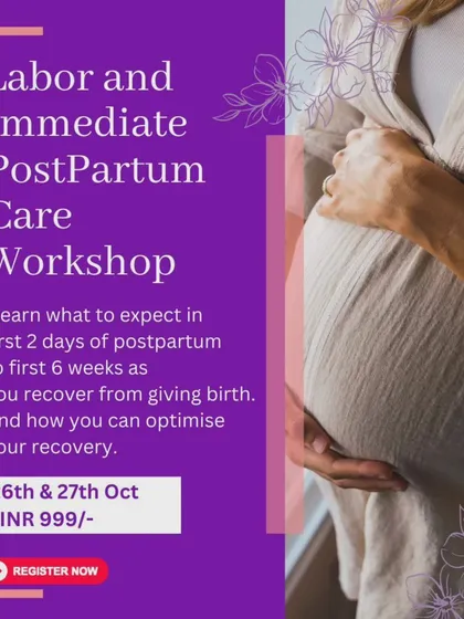 Our Labor and Immediate Postpartum Care Workshop is a must for all women in their third trimester. We cover everything from labor breathing to C-section recovery and breastfeeding tips to help you feel prepared.