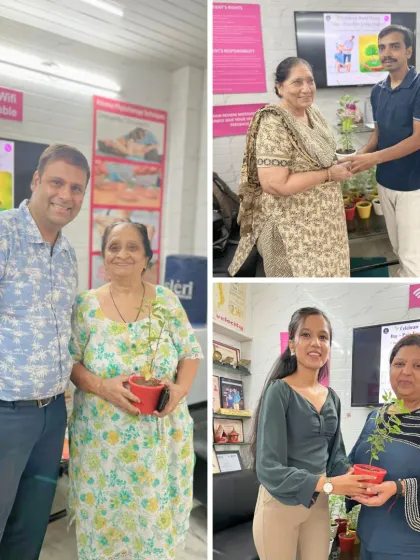 With our wonderful patients during our World Physiotherapy Day event. We celebrated with free screenings and a plant donation drive, reinforcing our commitment to a healthy lifestyle.