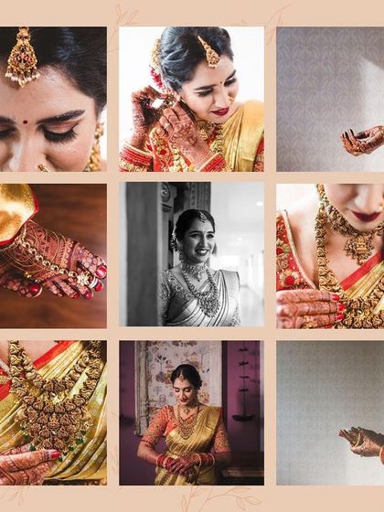 Reminiscing about Supritha and Charan's beautiful wedding. Her traditional makeup and attire look stunning in these professional shots, capturing the elegance of their special day.
