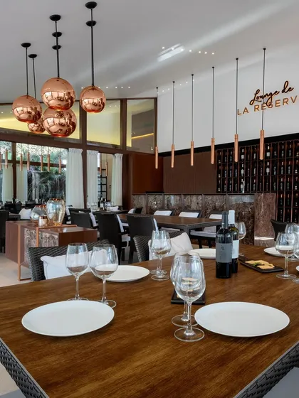 The setting is just as important as the wine. My 'Lounge de la Réserve' is designed for sensory elevation, with an ambiance as exquisite as the wines themselves. It is the perfect backdrop for an evening of indulgence and discovery.