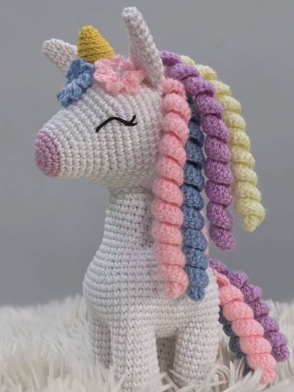 Another angle of the magical pastel unicorn.