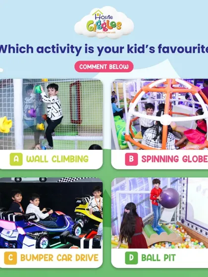 Which activity is your kid's favorite? From wall climbing and the spinning globe to the ball pit, our soft play area is packed with adventures for every kind of little explorer.