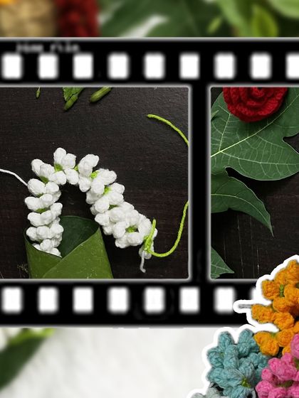 The classic white jasmine gajra, my personal favorite. It looks just like the real thing but will last you a lifetime.