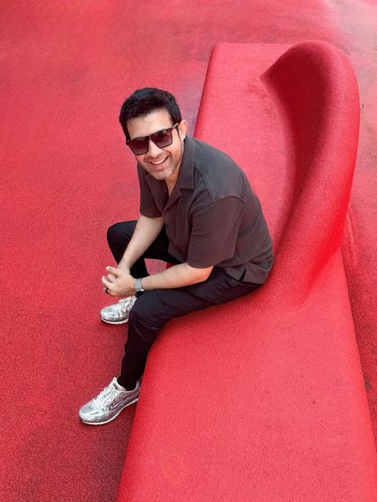 A fun, casual shot. It's important to me to not take myself too seriously and to find joy in the everyday.