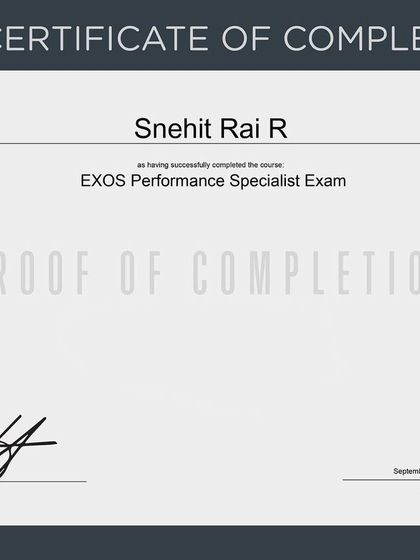 Snehit Rai - Professional Development for S&C Coaches My Credentials & Professional Development photo 7
