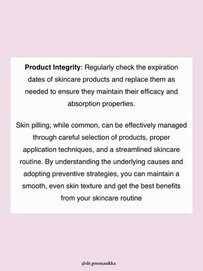 Ultimately, as I concluded in the Zee News article, managing skin pilling comes down to careful product selection, proper application, and checking product integrity.