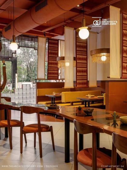 Our design for the Tres Amigos restaurant was featured in The Architect's Diary. The editor noted how the space "masterfully weaves together cultural richness and design elegance" to create an immersive journey through vibrant Mexican culture.