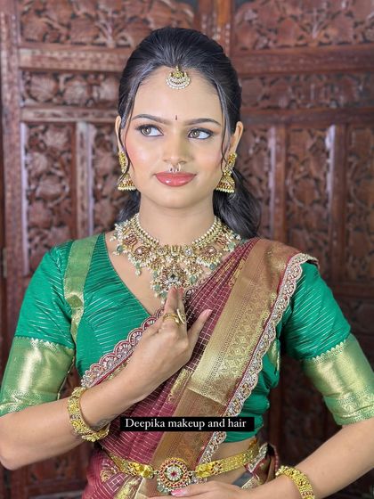 Deepika Makeup and Hair - Makeup & Hair for Weddings & Special Occasions South Indian Bridal Glam photo 14