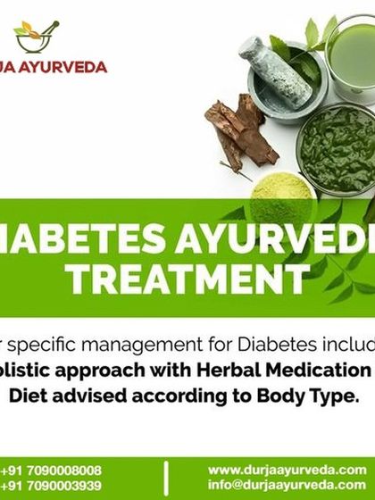 Our management for diabetes is a holistic approach combining herbal medication and a diet plan tailored to your body type. We focus on managing blood sugar levels and improving overall health.
