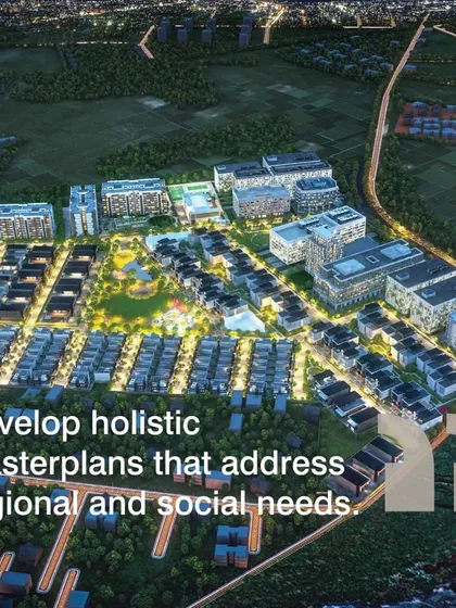 We develop holistic masterplans that address regional and social needs. This approach ensures that our large-scale projects are thoughtfully integrated into their broader context, creating lasting positive impact.