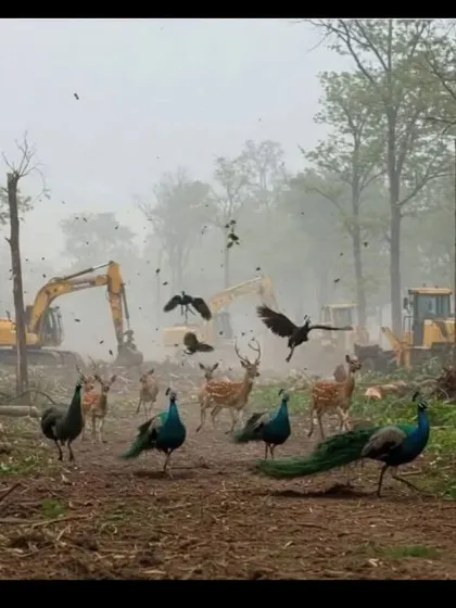 This is the reality of "development" that destroys nature. We are snatching homes from voiceless animals, clearing forests, and polluting rivers. My work in environmental justice is a fight to remind us that we are part of nature, not its masters.