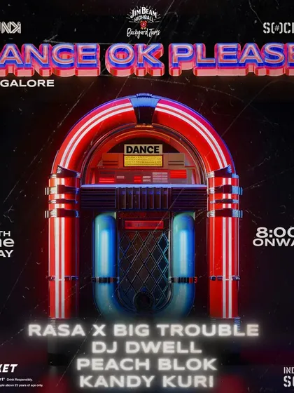 The poster for a Dance Ok Please event, where I played alongside some great local talent. The night was a mix of breaks and dnb.