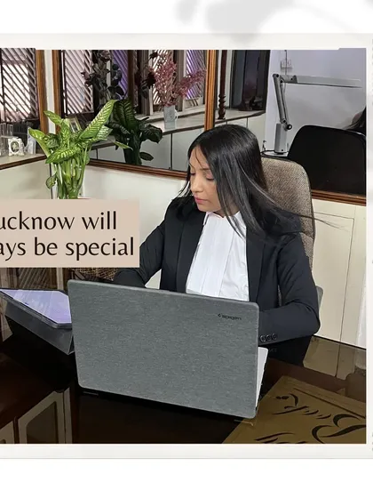 Working on a case from my Lucknow office. The ability to handle virtual court appearances allows me to represent clients across different high courts, like the magnificent Allahabad High Court, Lucknow bench, without compromising on my work back home. It's a testament to how the legal world is evolving.
