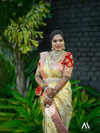 Blouse House by Mahitha Prasad - Custom Blouse Design & Embroidery Real Brides, Real Stories photo 10