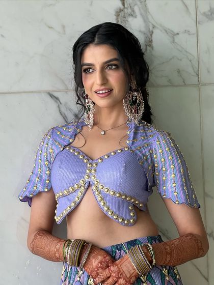 Playful Mehendi & Haldi Hair photo 38