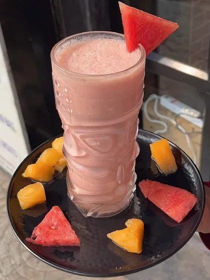 Beat the heat with my summer special watermelon and muskmelon juice. It's a refreshing and healthy choice.