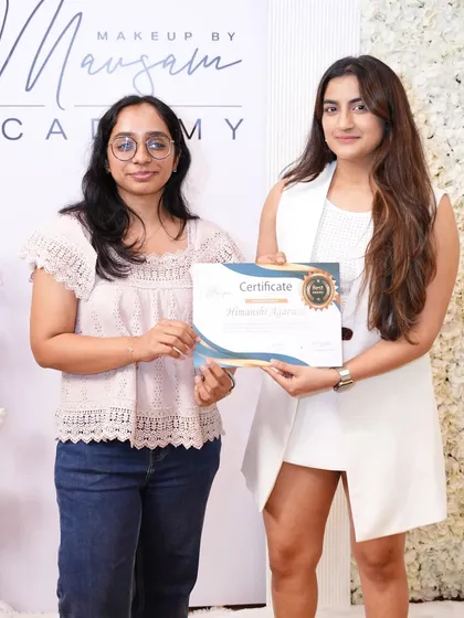 Wishing this graduate all the success in her makeup career. It was a pleasure having her in the academy.