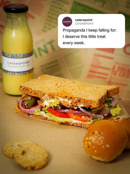 This is the kind of propaganda we can get behind: you deserve a little treat every week. Our wholesome sandwiches, paired with a fresh juice, are the perfect guilt-free indulgence to look forward to.