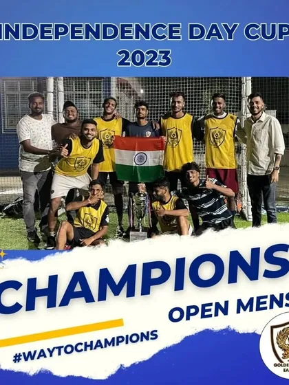 Champions of the Independence Day Cup 2023. Our open men's team showcasing the result of consistent training and great teamwork.