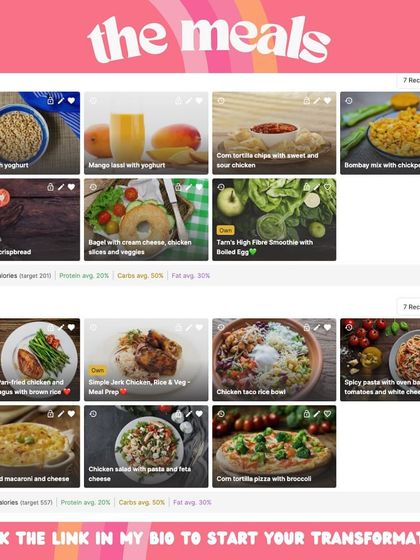 A look at the meals my client eats. From mac and cheese to chicken and rice bowls, our plans are designed to be delicious and easy to follow.