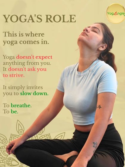 Yoga doesn't ask you to be anything other than what you are. It simply invites you to slow down, to breathe, and to be present. This is where true healing begins.