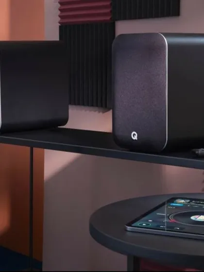 The Q Acoustics wireless HD series offers a convenient, high-resolution audio solution for streaming music, gaming, or movies without the clutter of speaker wires.
