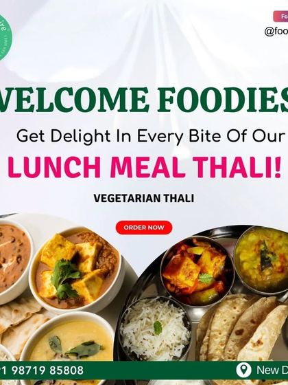 Welcome, foodies. Order my delicious and wholesome vegetarian lunch meal thali for a taste of authentic home cooking.