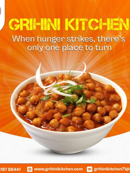 When hunger strikes, there's only one place to turn. A hearty bowl of chole is always a satisfying choice from our buffet.