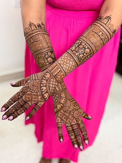Mitali - Bridal Mehendi Full Bridal Mehendi (Hands) photo 95