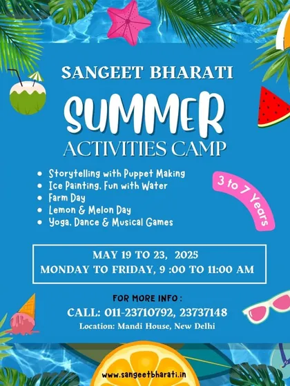 Get a glimpse of the excitement packed into our Summer Activities Camp for children aged 3 to 7. We offer a structured day filled with storytelling, ice painting, yoga, and musical games, ensuring a fun and screen-free holiday break.