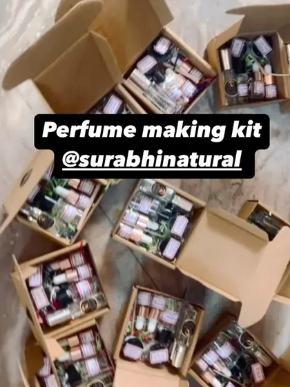 Beyond skincare, I also offer unique products like this perfume-making kit. This can be sold as a DIY experience for your customers or used to develop a signature fragrance for your brand.