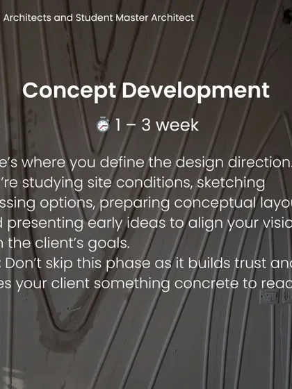 How long does an architectural project really take? This series breaks down the typical timeline, from the initial consultation and concept development to budgeting and design development, to help set clear and realistic expectations for our clients.