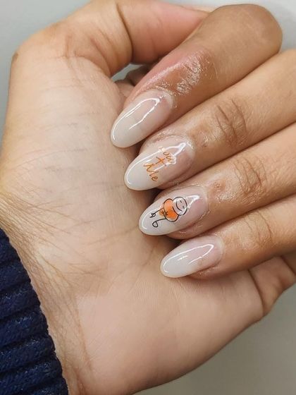 A quirky and cute hand-drawn character on a neutral base. I love creating custom, one-of-a-kind designs that show off your personality.