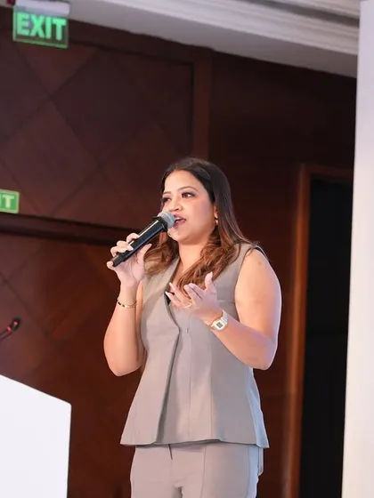 Addressing the audience at the Pharma Packaging & Labelling (PPL) Conclave. I am experienced in hosting events that cover the entire lifecycle of pharmaceutical products.