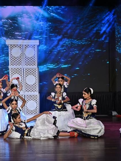 A beautiful scene from "SREEMAN NARAYAN", where the young dancers create a story with their poses and expressions. My heart fills with joy seeing them perform.