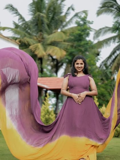 Pre Wedding Attire - Pre-Wedding Outfit Rental Dramatic Flying & Trail Gowns photo 9