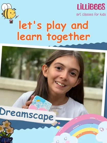 "Let's play and learn together." This graphic highlights the dreamscapes our students create.