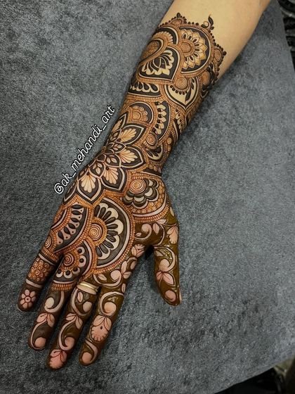 Abhishek Kumar - Bridal Mehndi Full Bridal Mehndi (Hands & Arms) photo 53
