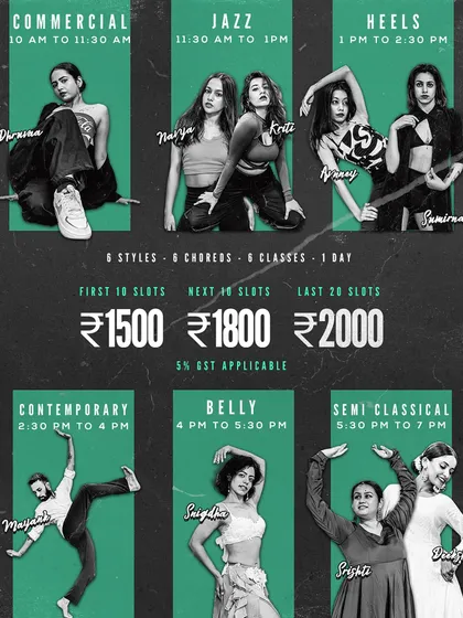 The first class of the camp starts with a banger. Dhruvaa is bringing an incredible Commercial choreography for you all.
