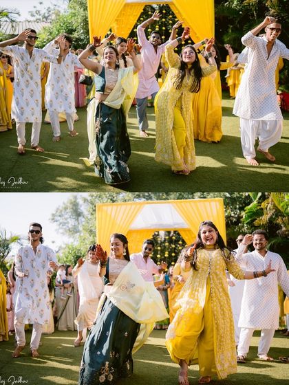 Vibrant Haldi Celebrations photo 18