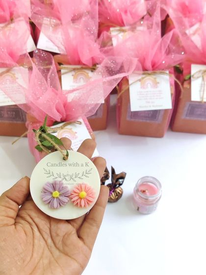 Candles with a K - Personalized Gifting for Events For Baby Showers, Birthdays & Naming Ceremonies photo 84