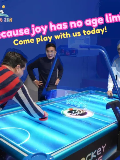 Who says the fun is just for kids? We believe joy has no age limit, which is why our arcade games like air hockey are a huge hit with parents too. Come play with us today!