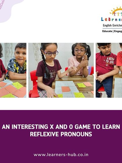 More of my Grade 2 students enjoying the reflexive pronouns game. When children are having fun and working together, they implement grammar concepts like "myself," "yourself," and "themselves" with ease.