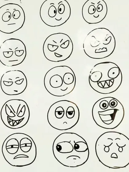 What's your mood today? In this session, we explored drawing different expressions and emojis, a fun way for kids to connect art with emotions.