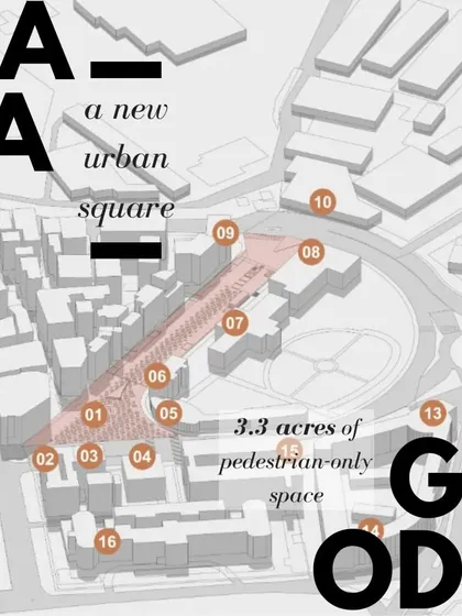 This is our bold vision for Kala Ghoda: a new 3.3-acre, pedestrian-only urban square. This graphic illustrates our proposal to reclaim streets from parking and create a vibrant, green public space in the heart of Old Bombay.