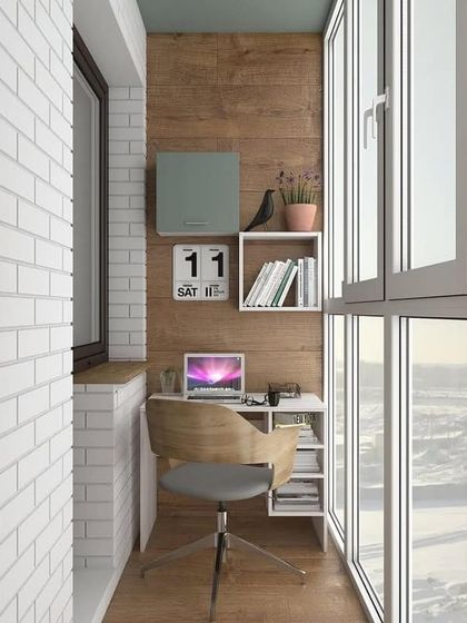 Interiors - Balcony Design & Landscaping Balcony Home Offices photo 6