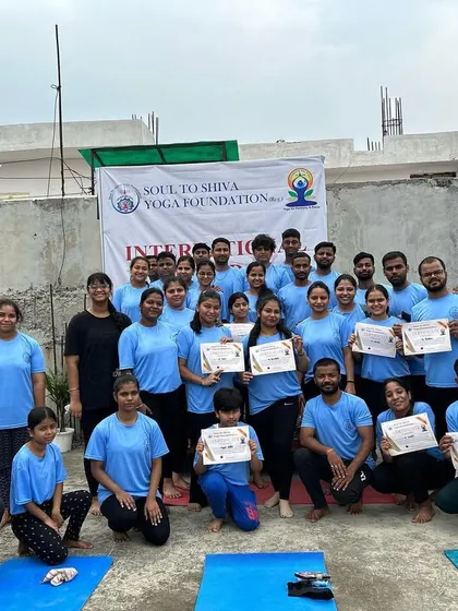 The result of hard work and dedication. This is a group of my students, proud graduates holding their certificates from our teacher training course, ready to begin their own teaching journeys.