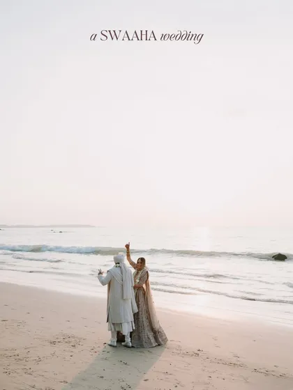 Barefoot on the sand, hearts full of love, and the ocean as their witness. This is the kind of effortless, intimate magic I love to create, where the focus is purely on the couple's connection against a stunning natural backdrop.