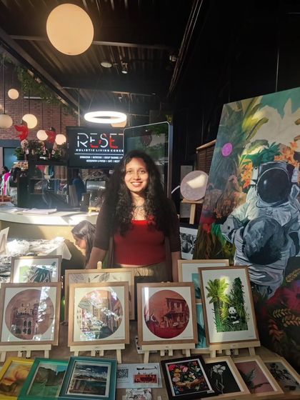 Aanchal Gupta - Commissioned Paintings & Original Art My Journey: Studio, Events & Awards photo 21